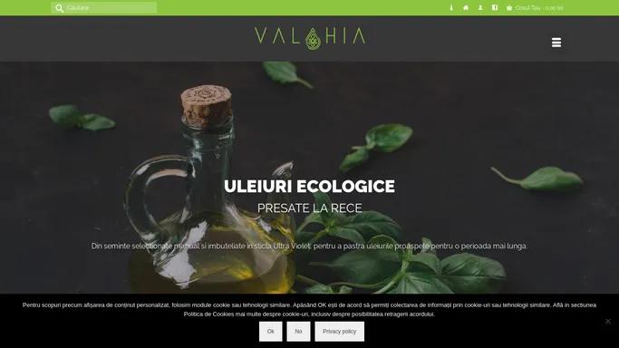 ULEIURI PRESATE LA RECE - Valahia Oils