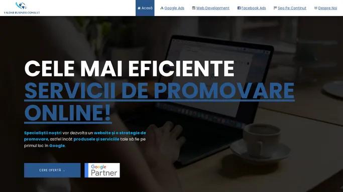 Valdar.ro - Servicii de Promovare online, Marketing online, SEO pe continut