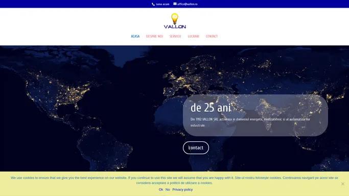 VALLON | energie, electrotehnic, automatizari