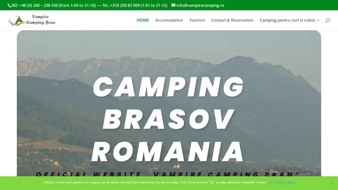 Vampire Camping Bran - Brasov, Romania. Caravans and tents.