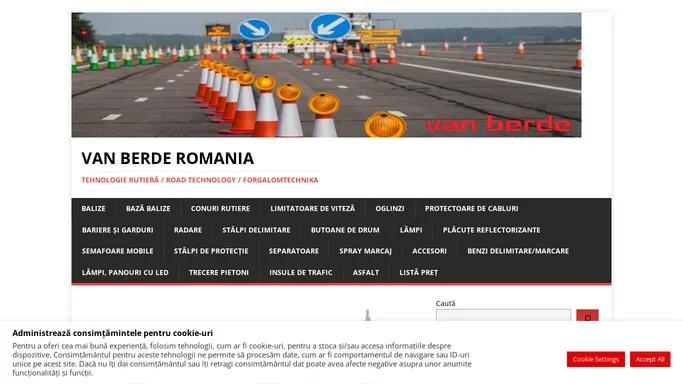 Van Berde - solutii complete pentru siguranta rutiera — Van Berde Romania