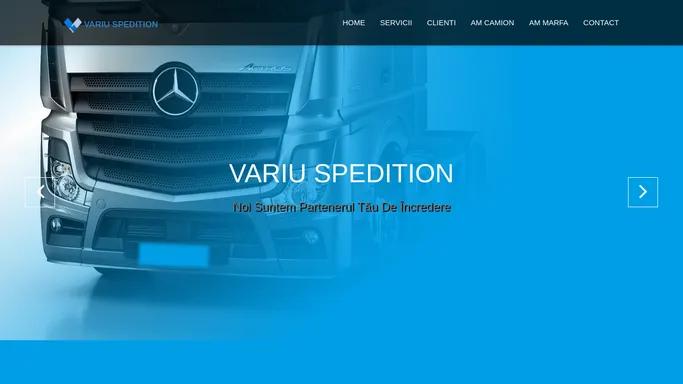 VARIU SPEDITION