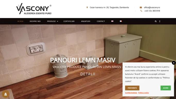 Vascony – Alegerea Esentei Pure!