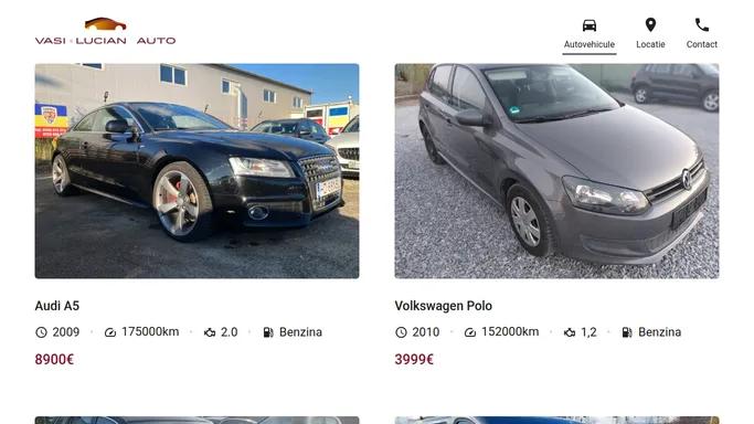 Vasilucian Auto - Parc Auto Second Hand din Germania, Rulate, Import Hunedoara
