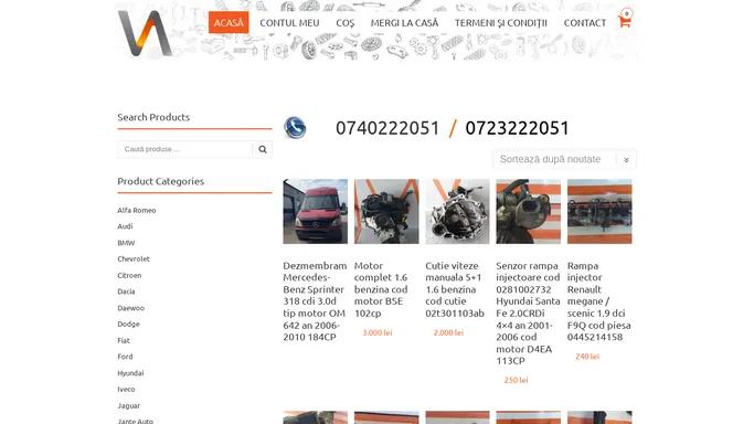 Vast Auto - vastauto.ro | Magazinul tau de piese auto originale din dezmembrari