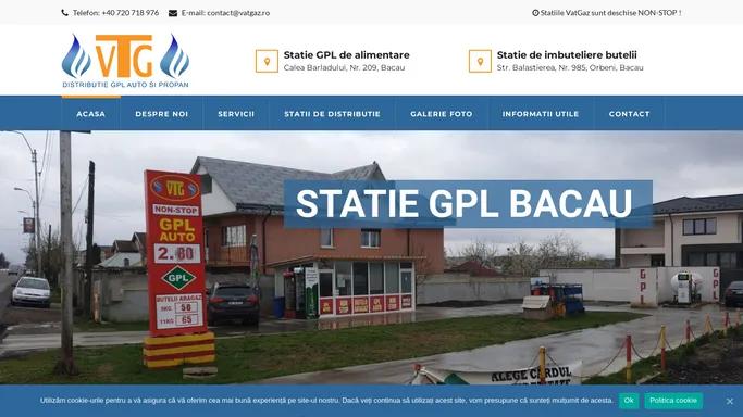 VATGAZ Bacau - Distributie GPL Auto, Propan si Butelii