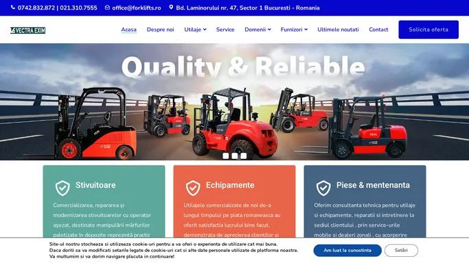 FORKLIFTS – STIVUITOARE | BULDOEXCAVATOARE | NACELE | TRANSPALETE