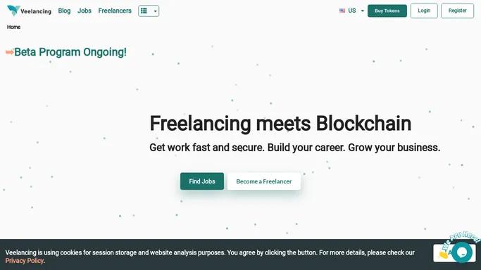 Freelancers Marketplace on Blockchain | Veelancing