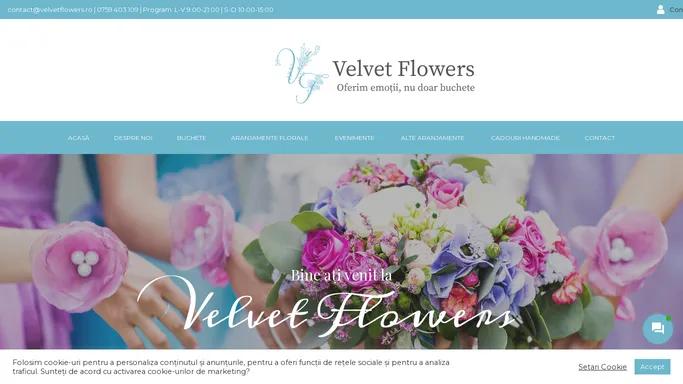 Velvet Fowers - Florarie Online Bucuresti - Florarie Online Velvet Flowers