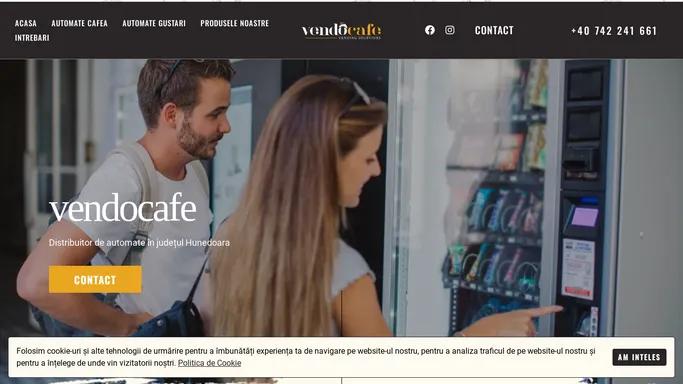 Automate de vending cafea & gustari | vendocafe