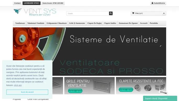 Tubulatura Ventilatie, Echipamente Climatizare - Ventsys Instal