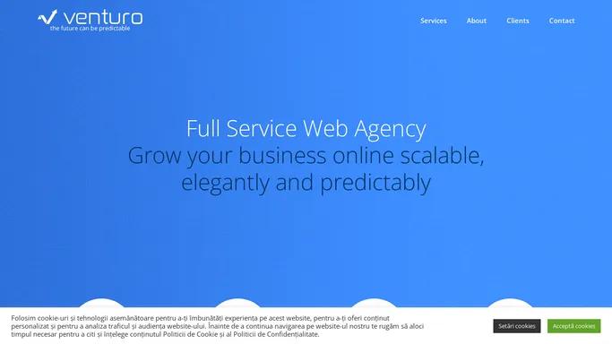 Venturo - Web development, online marketing and content writing agency