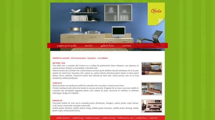 Mobilier la comanda | Veramob Craiova