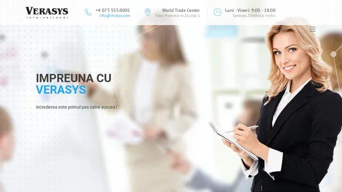 Idei simple pentru nevoi complexe | Verasys International