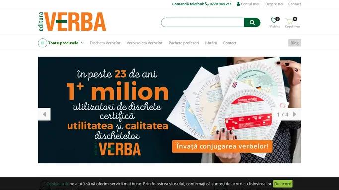 Invata rapid si usor conjugarea verbelor - Editura Verba