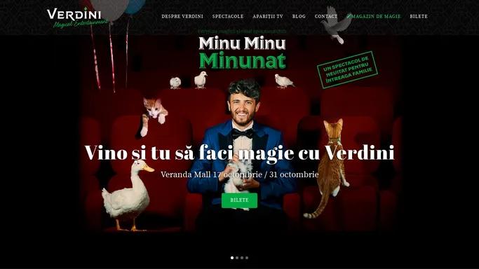 Spectacole de magie, iluzionism, mentalism - Verdini