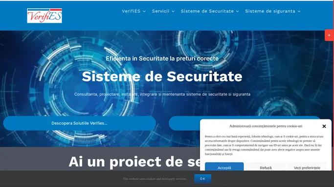 VerifiES Security: Sisteme de securitate si siguranta eficiente