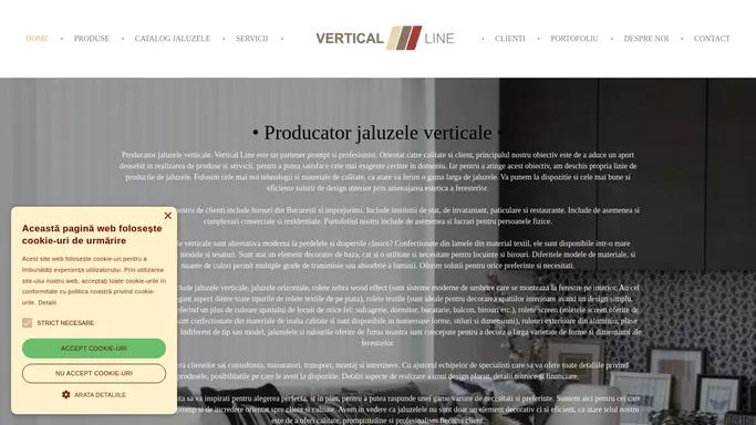 Producator Jaluzele Verticale | Vertical-line | Producator