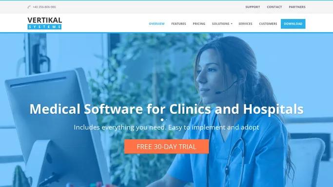 Easy to use medical software for clinics and hospitals - Vertikal Systems