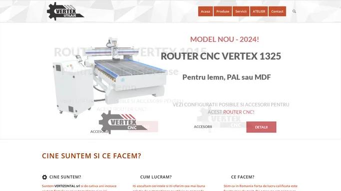 VERTEX UTILAJE – Vertex utilaje CNC