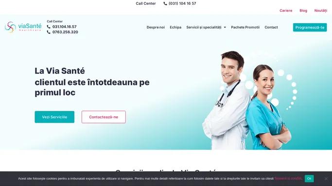 Servicii & analize medicale complete - ViaSante.ro