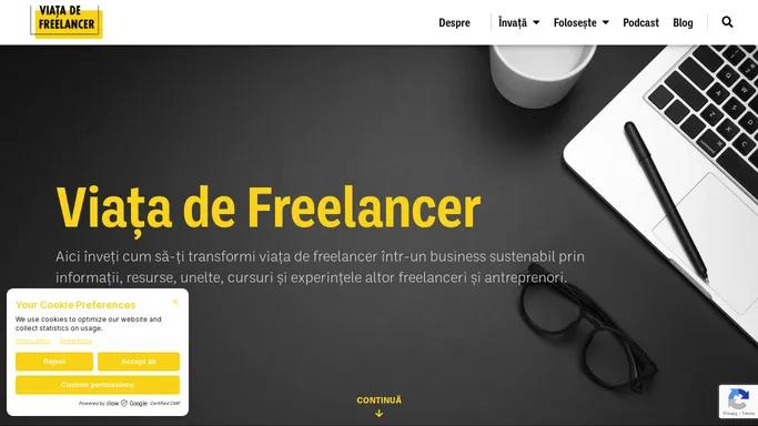 Homepage - Viata de Freelancer