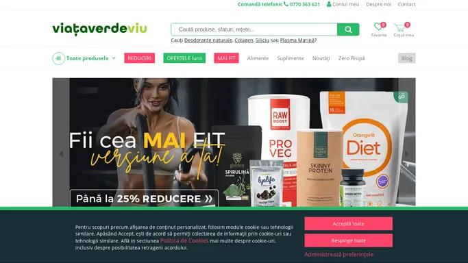 Viata Verde Viu | Ghidul tau de sanatate holistica si magazin online cu alimente, suplimente si produse bio.