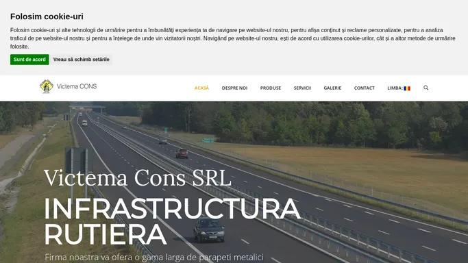 VictemaCons – Infrastructura Rutiera – Firma noastra va ofera o gama larga de parapeti metalici pentru drumuri, poduri, structuri metalice si panouri absorbante.