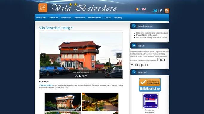 Vila Belvedere Hateg ** - Vila Belvedere Hateg - cazare Hateg - pensiune, hotel