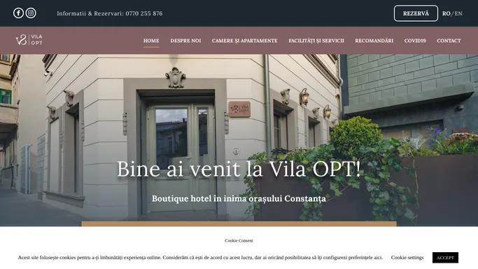 Vila OPT - Cazare in Constanta in boutique hotel in centrul vechi