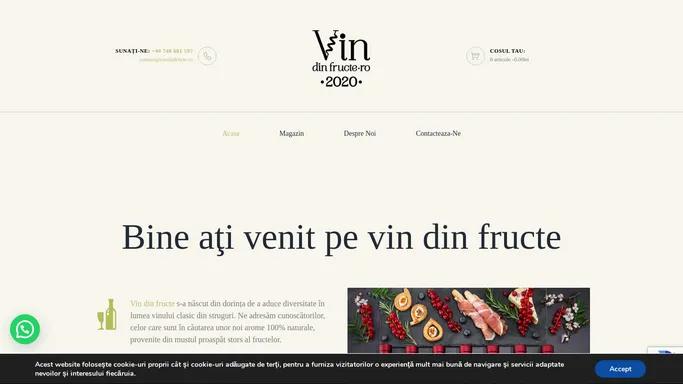 Vin din Fructe - Produs Natural 100% - Magazin de vin