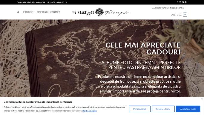 VintageBox - cele mai apreciate cadouri realizate cu suflet