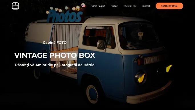 Cabina Foto intr-o Masina Retro