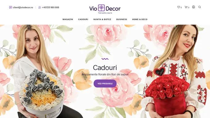 VioDecor - decoratiuni si cadouri handmade. Descopera oferta