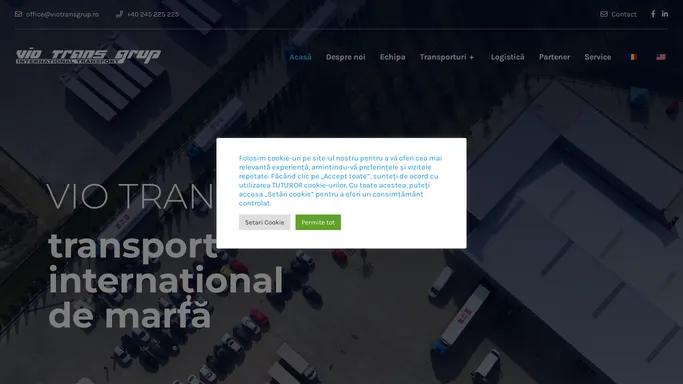 Vio Trans Grup – Transport International de Marfa