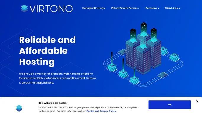 Reliable and affordable cloud hosting services - Virtono.com