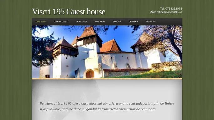 Viscri 195 Guest house - index