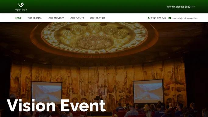 Event Management | Planning and Coordinating Events - Vision Event