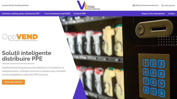 Visto International - Furnizor de automate vending