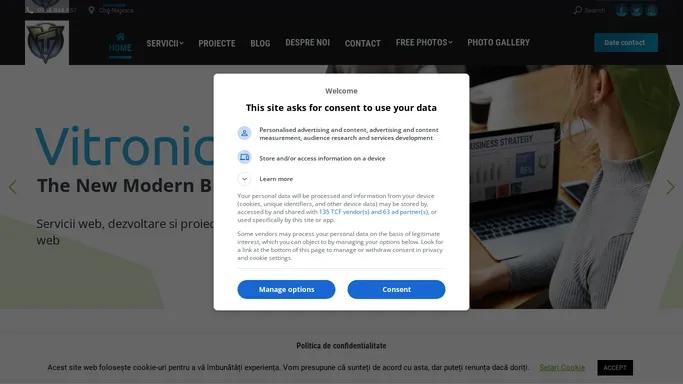 Proiecte pagini web – Web Design