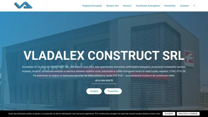 Pagina Principala - VLADALEX CONSTRUCT