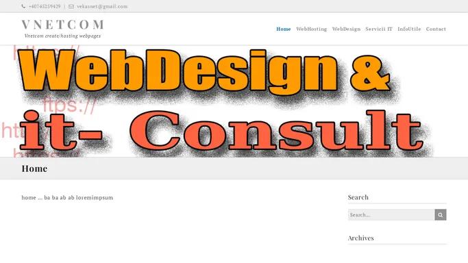 V N E T C O M – Vnetcom create/hosting webpages