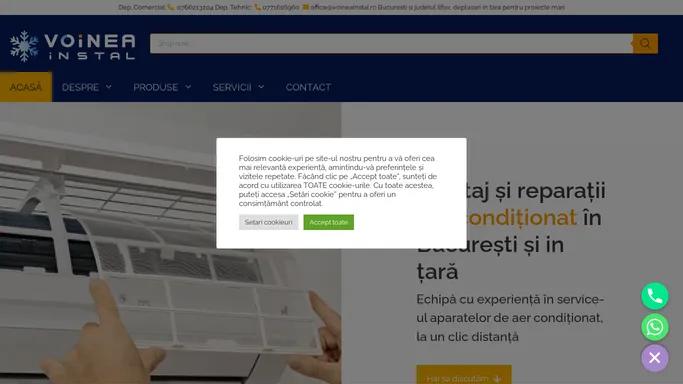 Montaj si reparatii aer conditionat in Bucuresti si in tara - Voinea Instal