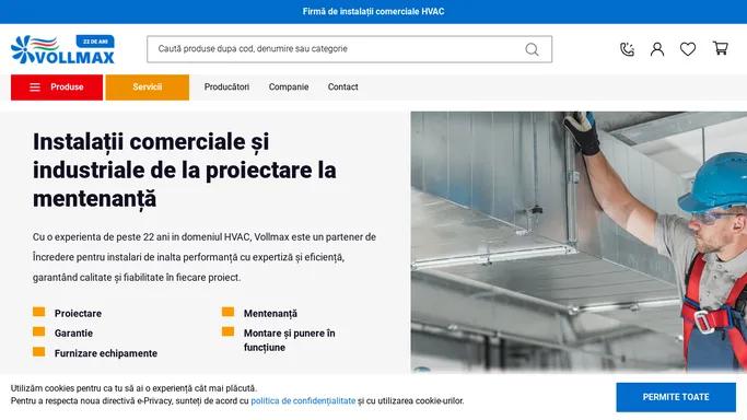 Vollmax HVAC - Aparate aer conditionat | Vollmax +20 ani experienta