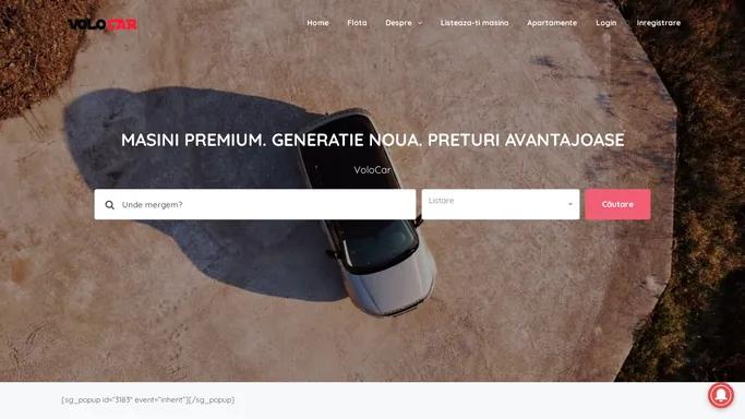 VOLOCAR – Inchirieri Auto Premium