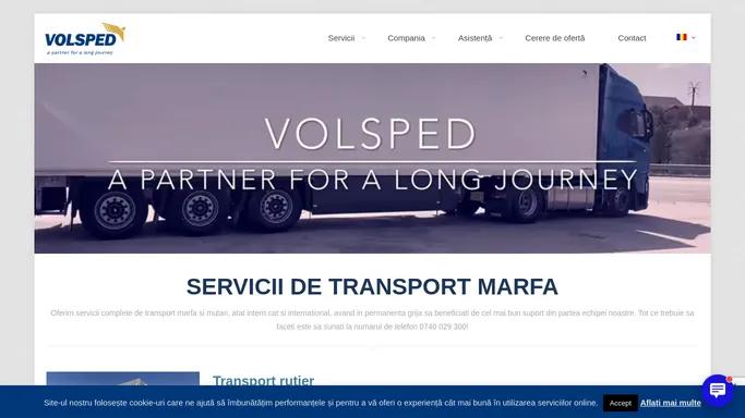 Servicii de transport de marfa - Volsped