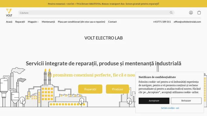 Service electronica industriala. Ca nou. Mai ieftin. Cu pasiune.