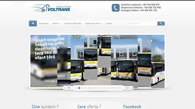 Voltrans | Transport Persoane Sebes