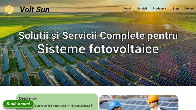 Volt Sun Brasov - Instalare panouri fotovoltaice - Cel mai bun pret!