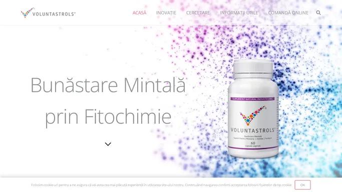 Voluntastrols® Bunastare Mintala | Recuperare AVC | Boala Alzheimer